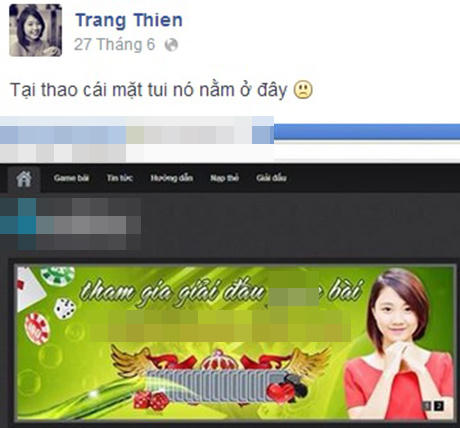 Gái xinh phát khóc vì bị mạo danh trên mạng